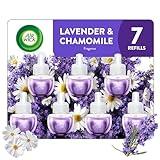 Air Wick Plug in Scented Oil Refill, 7 ct, Lavender, Air Freshener, Essential Oils