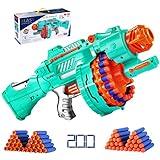 Toy Gun Automatic Electric Toy Foam Blasters & Guns with 200 Foam Bullets, 20-Dart Rotating Drum, Motorized Toys Guns for 6-12 Year Old Boys, Birthday Xmas Gifts for Kids & Teens