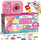 Sticker Maker for Kids - Make Your Own 60 Stickers with DIY Puffy Sticker Kit - Create a 3D Sticker Machine Arts and Crafts for Kids Ages 6-12 - Fun Craft Kits & Gifts for Girls Boys Year Old