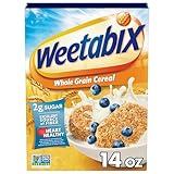 Weetabix Biscuits Whole Grain Cereal, Lightly Sweet Whole Grain Wheat Biscuits, Delicious as Part of Breakfasts or Snacks, 14 OZ Box