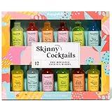 Thoughtfully Cocktails, Skinny Cocktail Mixer Set, Mocktail Non Alcoholic Drinks, Flavors Include Margarita, Moscow and More, Set of 12