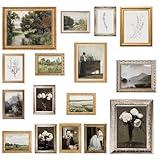 97 Decor LARGE 11X14 Vintage Wall Art Prints - Large Vintage Prints for Wall Decor Aesthetic, French Botanical Nature Posters Antique Landscape Painting, Moody Gallery Wall Art Set For Bedroom (Unframed)