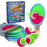 Ayeboovi Toss and Catch Ball Game Outdoor Toys for Kids Yard Games Beach Toys Outside Games for 3 4 5 6 7 8 9 10 Year Old Boys Girls (Upgraded)