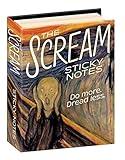 The Unemployed Philosophers Guild Edvard Munch's The Scream Sticky Notes - Art Themed 3.25" by 4.25" Booklet with Self-Sticky Individual Notes Inside