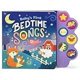 Baby's First Bedtime Songs (Interactive Children's Song Book with 6 Sing-Along Tunes)