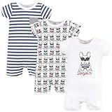 Hudson Baby Unisex Cotton Rompers, French Dog, 18-24 Months