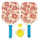 Swimways Hydro Paddle & Pickleball Set, Pickleball Paddles and Balls for Pool, Lake and Beach Games, Outdoor Toys for Kids and Adults Aged 5 & Up