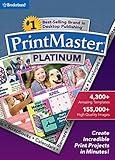 PrintMaster v7 Platinum for PC: Design Software For Making Personalized Print Projects (Cards, Flyers, Posters, Scrapbooks) [Download]