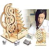 Solar 3D Wooden Puzzle Marble Run DIY Model Kit Craft Sets Educational Wood Mechanical Building Toys STEM Science Experiments Projects Birthday Gift for Adult Men Kids Age 8 10 12 14＋