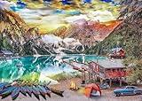 Jigsaw Puzzles 2000 Pieces for Adults, Families Lakeside View Pieces Fit Together Perfectly