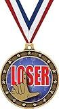 Gold Loser Medals - 2.5" Funny Loser Award Medal