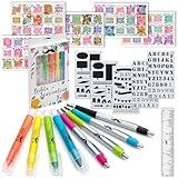 Mr. Pen- Bible Journaling Kit with Bible Highlighters/Markers and Pens No Bleed, Bible Tabs, Stencils, Ruler, Christian Gifts