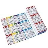 SEETOOOGAMES Bingo Paper Game Cards - 3 Card -100 Books of 5 Sheets