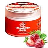 BE BEAUTIFUL EXTENSIONS body butter strawberry scent long -lasting fragrance,hydrate skin jojoba oil and more 8oz