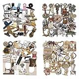 120 Pcs Vintage Scrapbooking Supplies for Junk Journal, Creative DIY Journaling Kit, Thick Cardstock Ephemera Paper for Decoration and Collage