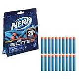 NERF Elite 2.0 20-Dart Refill Pack, 20 Official Nerf Elite 2.0 Foam Darts, Compatible with All Nerf Blasters That Use Elite Darts, Kids Stocking Stuffers