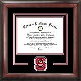 Campus Images NCAA North Carolina State Wolfpack Spirit Diploma Frame 11 x 14 Inches Mahogany