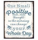 Positive Quotes Wall Decor - Inspirational Quotes Wall Art - Uplifting for Women, Teens, Girls - Encouragement Gifts - Motivational Poster - Self Improvement for Men - Sayings Decoration