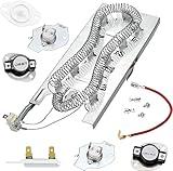 3387747 WP3387747 Dryer Heating Element Kit-Compatible With Whirlpool Cabrio Kenmore He2 Kenmore Elite He3 Maytag Dryers- GEW9250PW0 GEQ9800PW1 WD05X30818 GEQ9800PW2 GEQ9800PW1 MEDB835DW4 By TOMOON