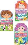 Sticker Activity Book Set with Full-Color Sticker Pages, My Dress Up Sticker Book for Toddlers and Kids, Sticker Book for Girls with Mermaid, Princess, and Playmate Characters (Ages 3 and Up)