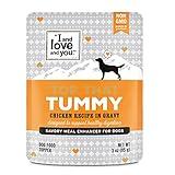 "I and love and you" Top That Tummy Wet Dog Food Pouch, Chicken Recipe In Gravy, 3 oz (Pack of 12)