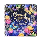 Women's Coloring Book 30 Pages Butterfly & Flower Pattern Coloring Books for Adults to Relax and Relieve Anxiety, Gift for Mother's Day, Birthdays, Christmas, Anniversaries
