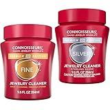 Connoisseurs Premium Edition Fine and Sterling Silver Jewelry Cleaner Solution Bundle - (2 Pack) 9.6 fl oz - Restores Brilliance in Seconds