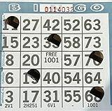 The Ticket Gurus Blue Pushout Bingo Cards-1 Card per sheet-500ct