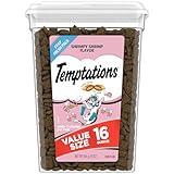 Temptations Classic Crunchy and Soft Cat Treats, Shrimpy Shrimp Flavor, 16 oz. Tub