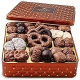 Chocolate Gift Basket, Candy Food Gifts Arrangement Platter, Gourmet Snack Box, Mothers Day, Holiday Present Idea, Corporate Him & Her, Men Women Sympathy Family Parties & Get Well- Bonnie & Pop