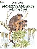 Monkeys and Apes Coloring Book (Dover Animal Coloring Books)