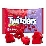 Halloween Candy Bulk - Cherry Ghosts Licorice Candy 8.5oz, 1 Pack - Ghosts of Halloween Cherry Licorice Candy, Trick or Treat Candy, Red Candy Buffet, Halloween Themed Festive Treat