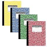 C-Line Composition Notebook, Wide Ruled, Marble Cover, 1 Notebook, Color May Vary (22010)