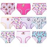 Disney Girls' Doc McStuffins, Elena, Minnie, Fancy Nancy, Briefs Underwear Multipacks, Jr 10pk, 6