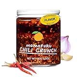 Momofuku Chili Crunch by David Chang, (5.5 Ounces), Chili Oil with Crunchy Garlic and Shallots, Spicy Chili Crisp