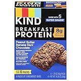 KIND Breakfast Protein Bars, Peanut Butter Banana Dark Chocolate, Healthy Snacks, Gluten Free, 8g Protein, 6 Count