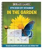 Brain Games - Sticker by Number: In the Garden (Easy - Square Stickers): Create Beautiful Art With Easy to Use Sticker Fun!