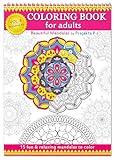 Relaxing Mandalas Adult Coloring Book: Volume 04 | Spiral bound paperback | Stress relieving intricate mandalas for grown-ups | Premium Coloring Book | Thick Cartridge Paper | Paint N Sip Party
