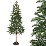 Decoway 6 FT Artificial Christmas Tree, Unlit Xmas Tree with 641 Green PE Tips for Indoor Outdoor Decorations Holiday Decor