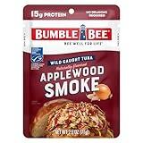 Bumble Bee Applewood Smoke Seasoned Tuna, 2.5 oz Pouch - Ready to Eat - Wild Caught Tuna Packet - 15g Protein per Serving - Gluten Free