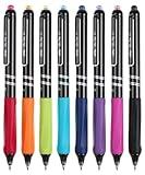 Mr. Pen- Retractable Gel Pens, 8 Pack, Vibrant Barrels, Fast Dry, Colorful Ink Gel Pens Fine Point 0.7mm, Back to School Supplies
