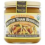 Better Than Bouillon Organic Roasted Chicken Base, Made with Seasoned Roasted Chicken, USDA Organic, Contains 38 Servings Per Jar 8 Ounce (Pack of 1)