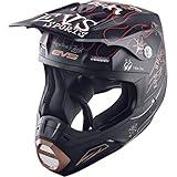 EVS Sports Men's off road Helmet (T5 Fink) (Matte Black,X-Large),1 Pack