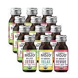 TEAONIC Wellness Shots - Variety Pack: Relax, Revive, Detox Shots, USDA-Certified Organic Wellness Shots, 12 Pack, 2 Fl. Oz Each