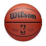 WILSON NBA Authentic Indoor/Outdoor Basketball - Brown, Size 7-29.5"