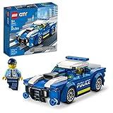 LEGO City Police Car Toy 60312 for Kids 5 Plus Years Old with Officer Minifigure, Small Gift Idea, Adventures Series, Car Chase Building Set