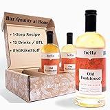 Hella Cocktails Mixers - Margarita, Bloody Mary, Moscow Mule and Old Fashioned (750ml 3-Pack, Old Fashioned)