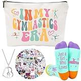 FJHAIY Gymnastics Stuff Gymnastics Makeup Bags Gymnastics Necklace Gymnastics Gifts Socks Gymnastics Stickers-Gymnastics Lovers Gifts (gymnastics-Set A)