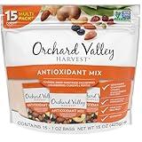 Orchard Valley Harvest Antioxidant Mix, 1 Ounce Bags (Pack of 15), Almonds, Cranberries, Blueberries, Cashews, and Pepitas, Non-GMO, No Artificial Ingredients, Healthy Snacks for Adults