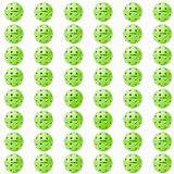 Navona 48 Pack Premium 40-Holes Outdoor Pickleball Balls, Meet USAPA Official Requirement, Perfectly Balanced, High Bounce True Flight, Durable Outdoor Pickleball Set